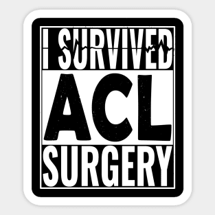 ACL Surgery Sticker